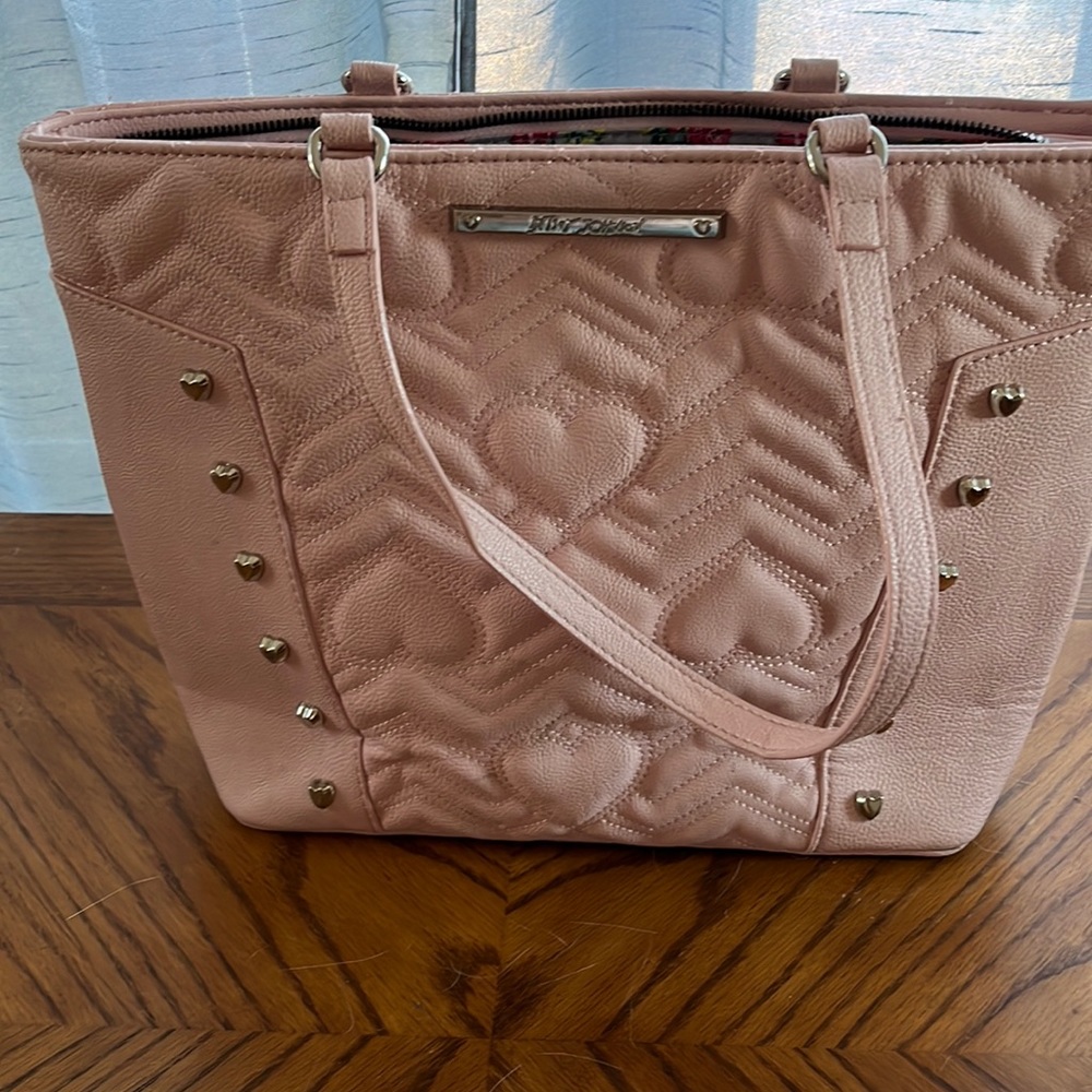 Betsey Johnson large pink purse